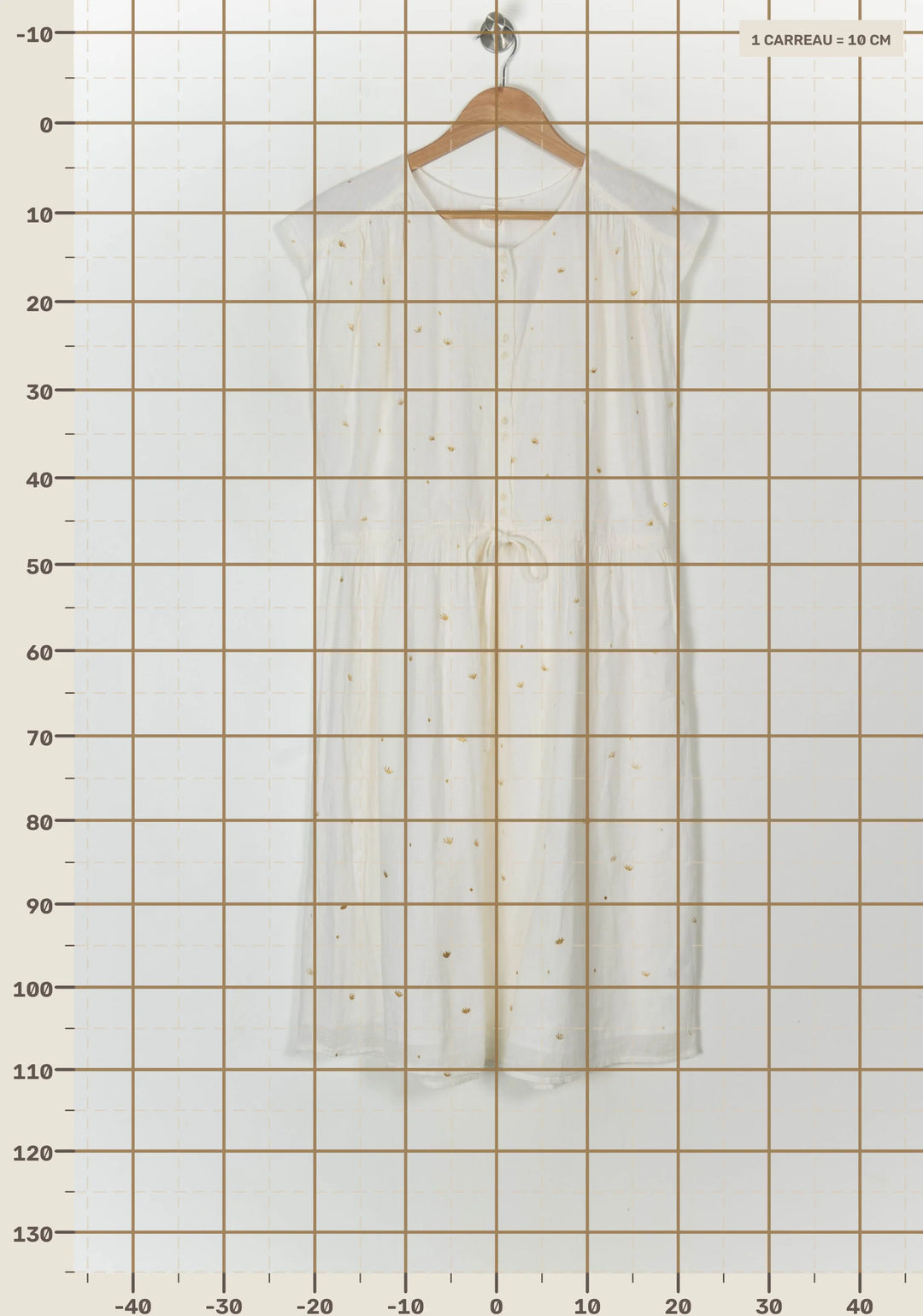 Robe Midi Beige - Taille XS/34 de la marque Des petits hauts | PARAD119971 - Vendu par Paradigme - Image 4