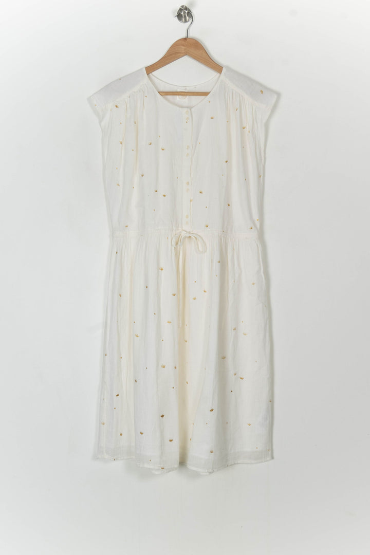 Robe Midi Beige - Taille XS/34 de la marque Des petits hauts | PARAD119971 - Vendu par Paradigme - Image 2