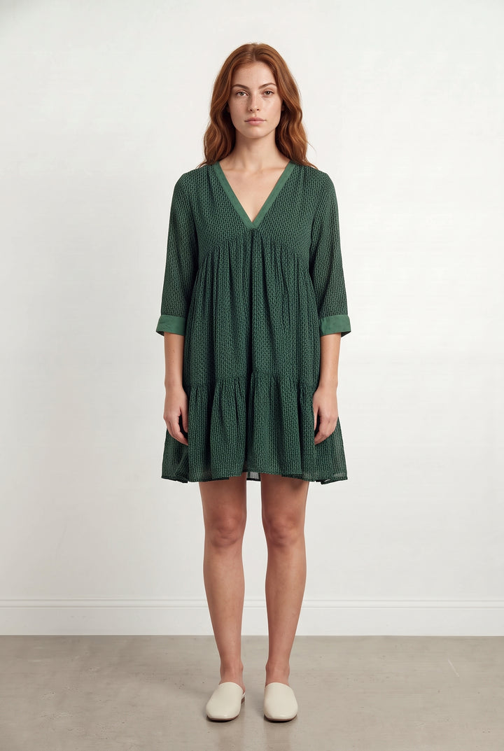 Robe Courte Verte - Taille S/36 de la marque ba&amp;sh | PARAD119972 - Vendu par Paradigme - Image 1