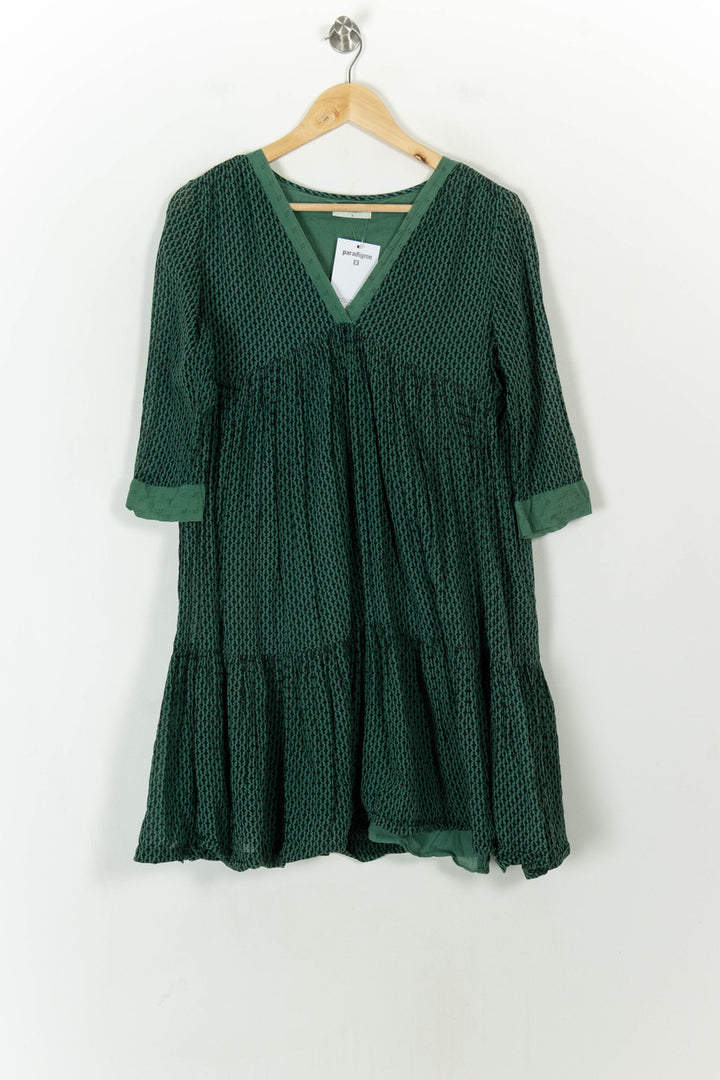 Robe Courte Verte - Taille S/36 de la marque ba&amp;sh | PARAD119972 - Vendu par Paradigme - Image 2