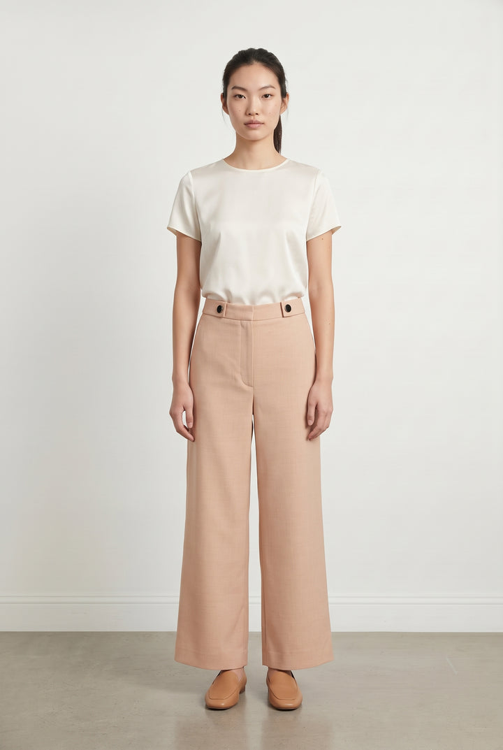 Pantalon Large Rose - Taille S/36 de la marque Maje | PARAD119973 - Vendu par Paradigme - Image 1
