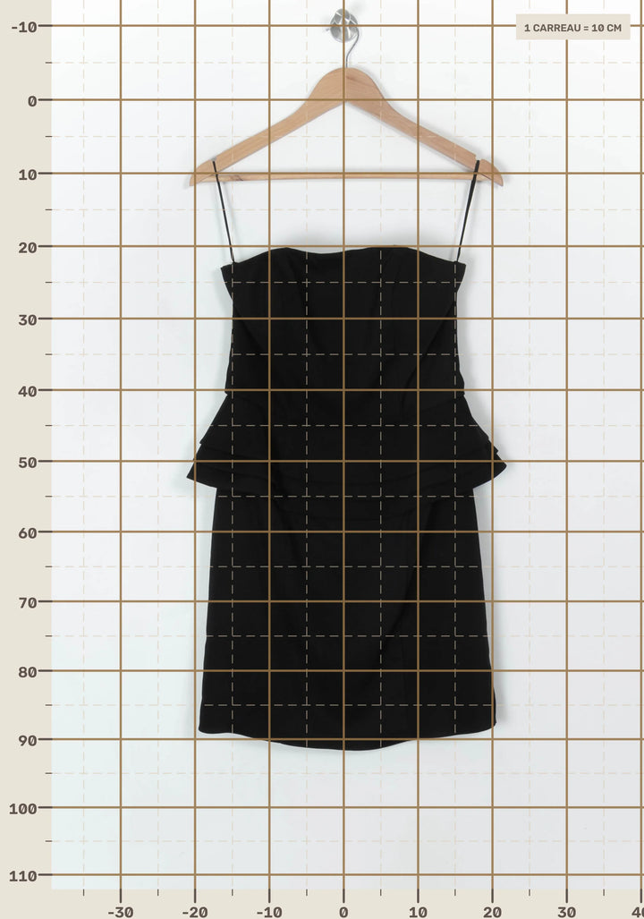Robe Bustier Noire - Taille L/40 de la marque Maje | PARAD119976 - Vendu par Paradigme - Image 4