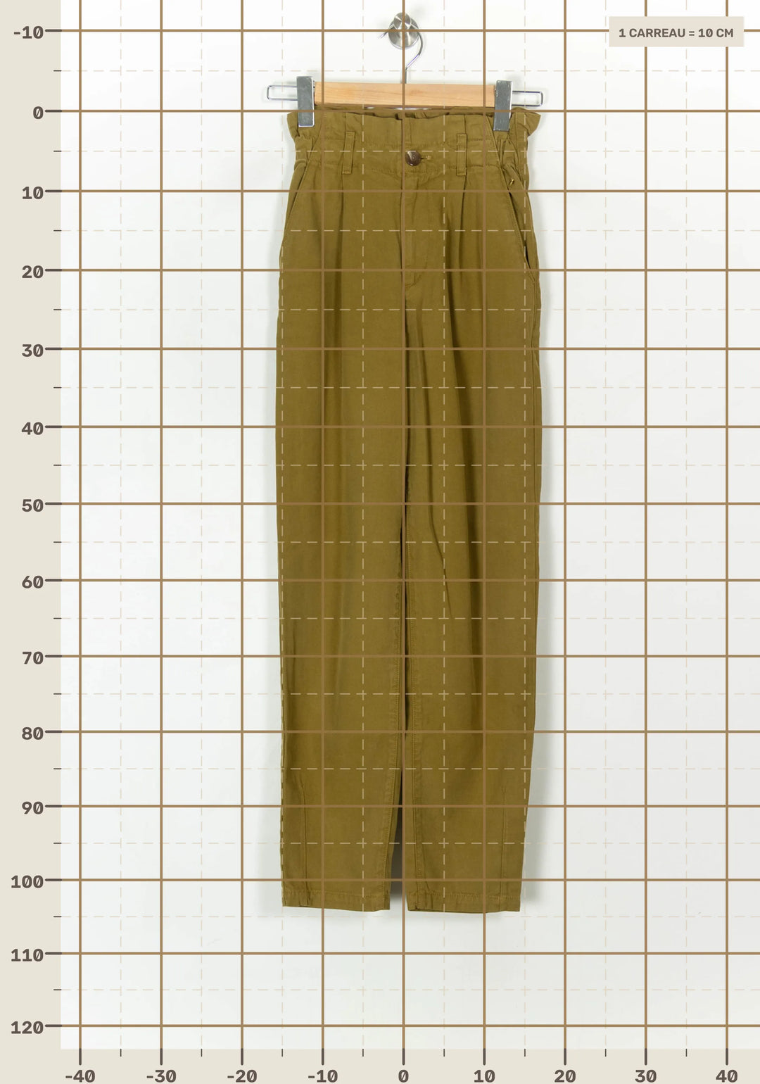 Pantalon Vert - Taille XS/34 de la marque Des petits hauts | PARAD119978 - Vendu par Paradigme - Image 4