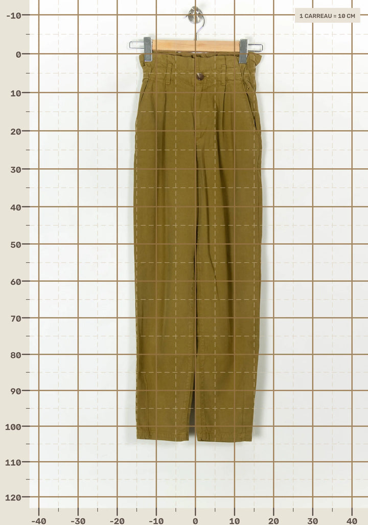 Pantalon Vert - Taille XS/34 de la marque Des petits hauts | PARAD119978 - Vendu par Paradigme - Image 4