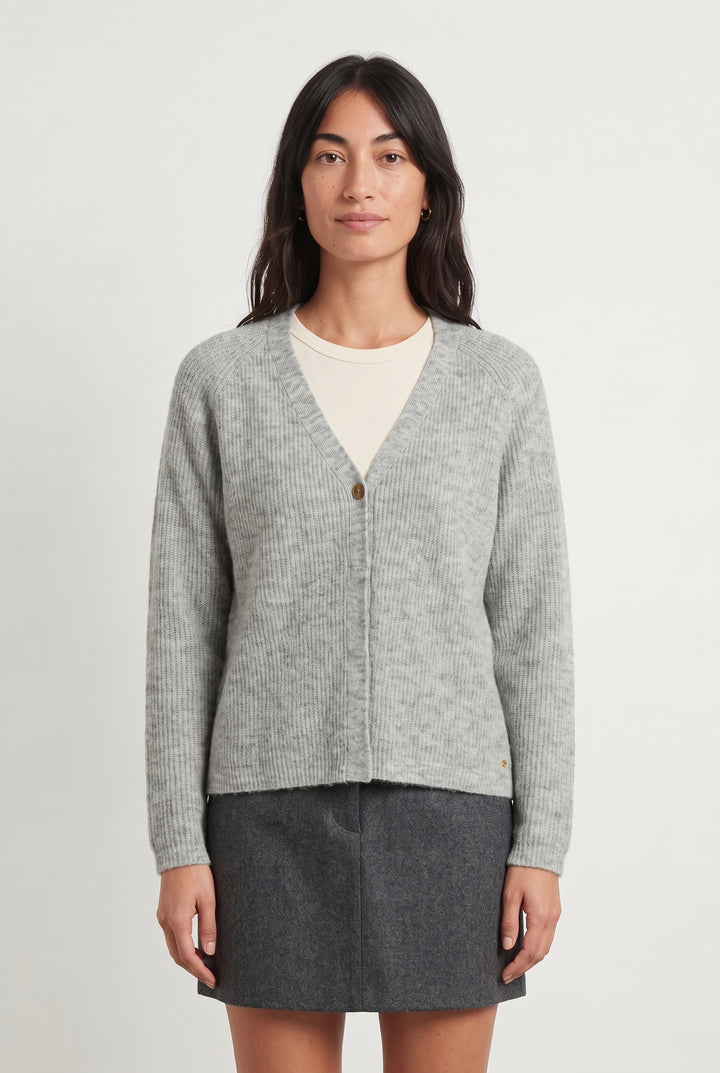 Cardigan Gris - Taille XS/34 de la marque Des petits hauts | PARAD119979 - Vendu par Paradigme - Image 1