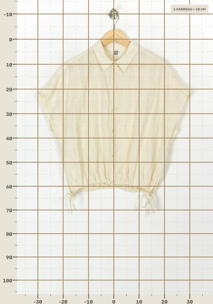 Blouse Blanche - Taille XS/34 de la marque La Redoute Collections | PARAD119983 - Vendu par Paradigme - Image 4
