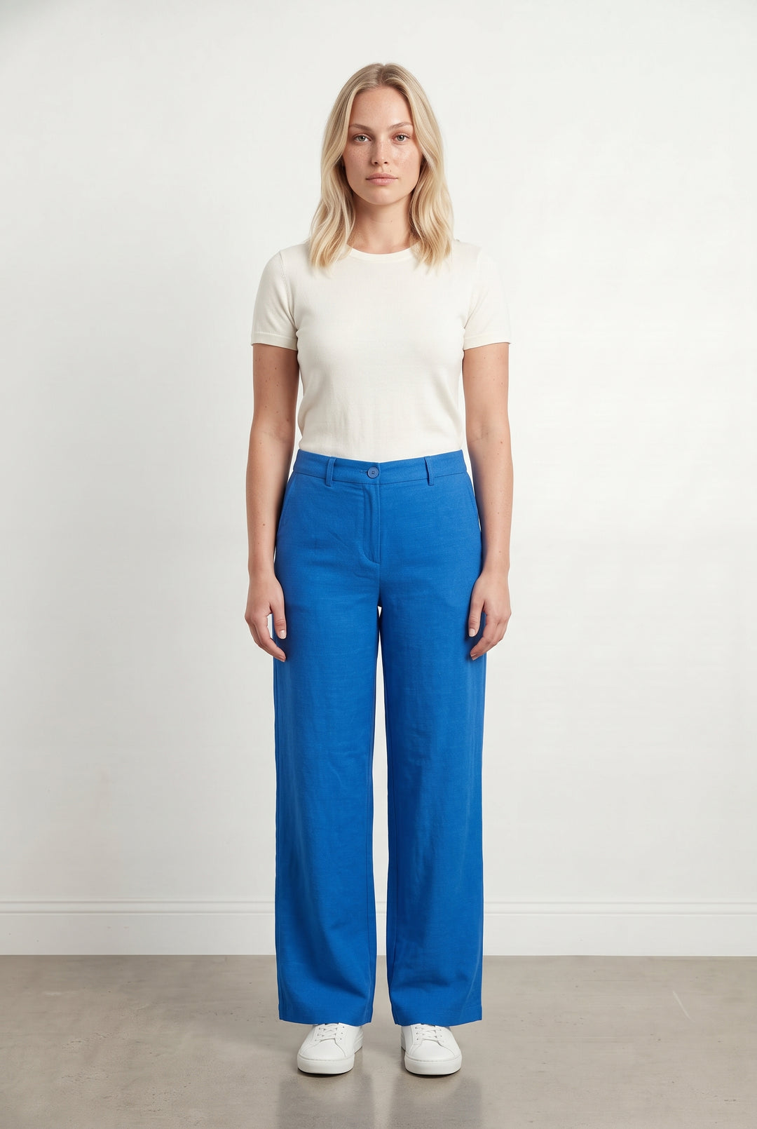 Pantalon Large Bleu - Taille L/40 de la marque La Fée Maraboutée | PARAD119988 - Vendu par Paradigme - Image 1