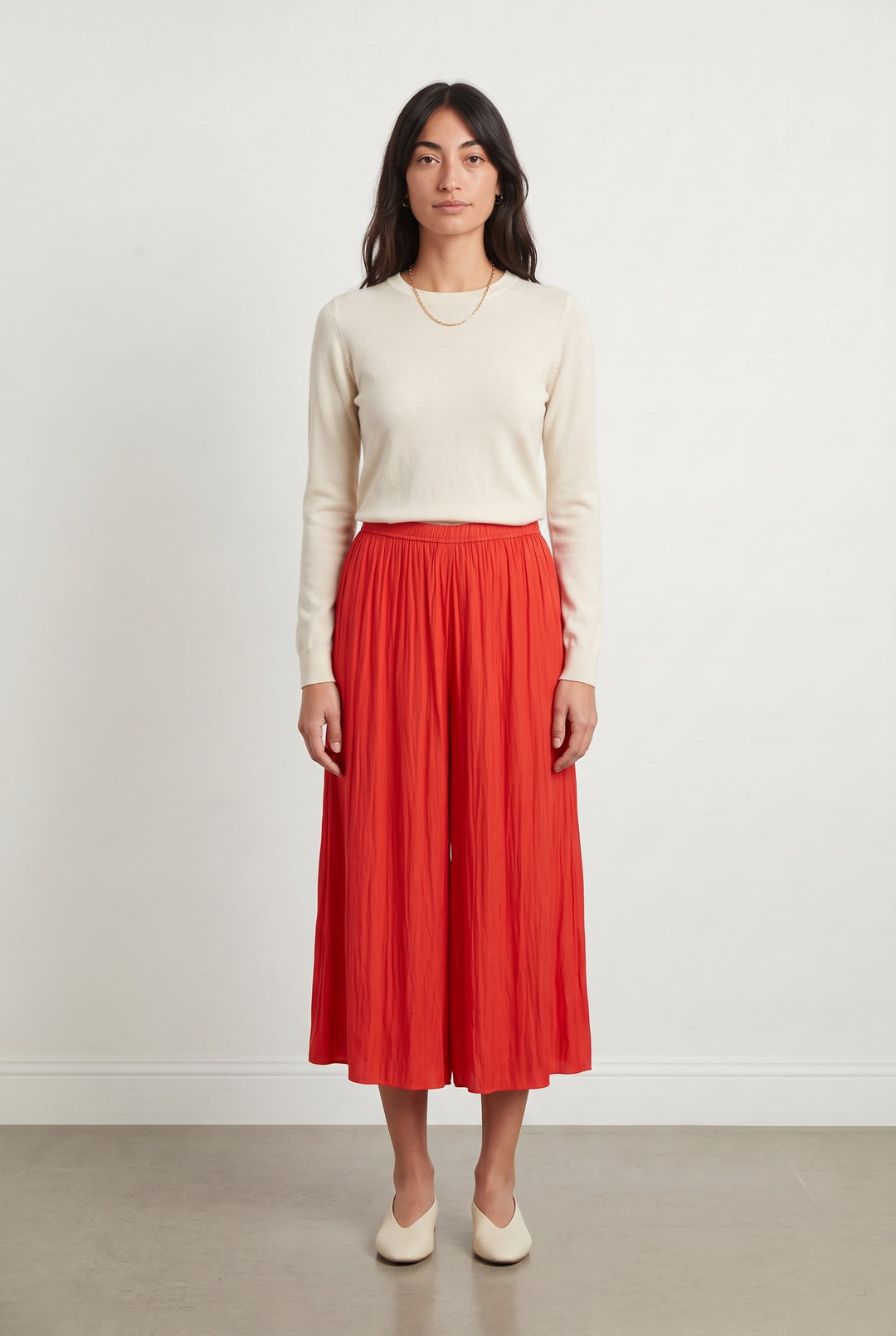 Jupe Plissée Rouge - Taille M/38 de la marque Gerard Darel | PARAD119989 - Vendu par Paradigme - Image 1