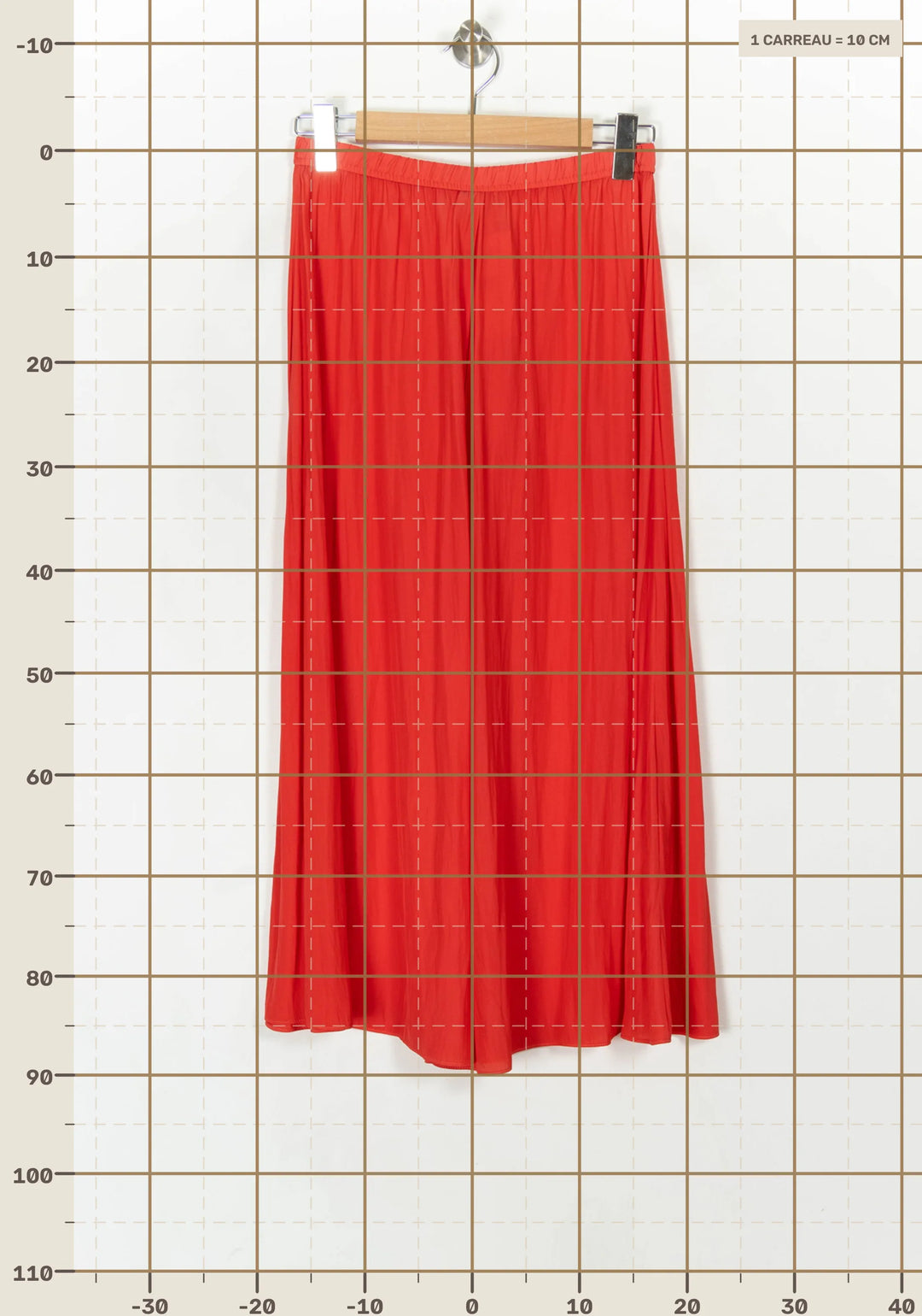 Jupe Plissée Rouge - Taille M/38 de la marque Gerard Darel | PARAD119989 - Vendu par Paradigme - Image 4