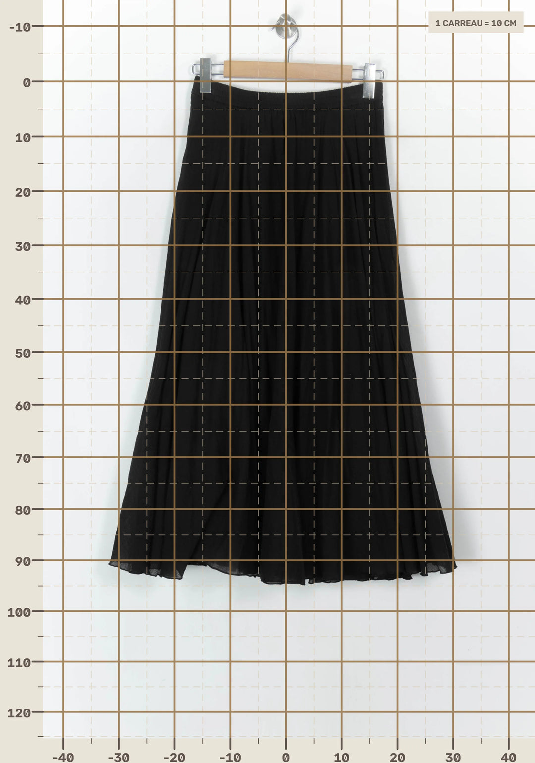 Jupe Longue Noire - Taille M/38 de la marque Galeries Lafayette | PARAD119990 - Vendu par Paradigme - Image 4