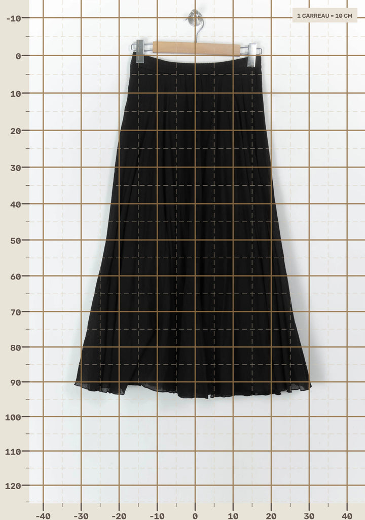 Jupe Longue Noire - Taille M/38 de la marque Galeries Lafayette | PARAD119990 - Vendu par Paradigme - Image 4