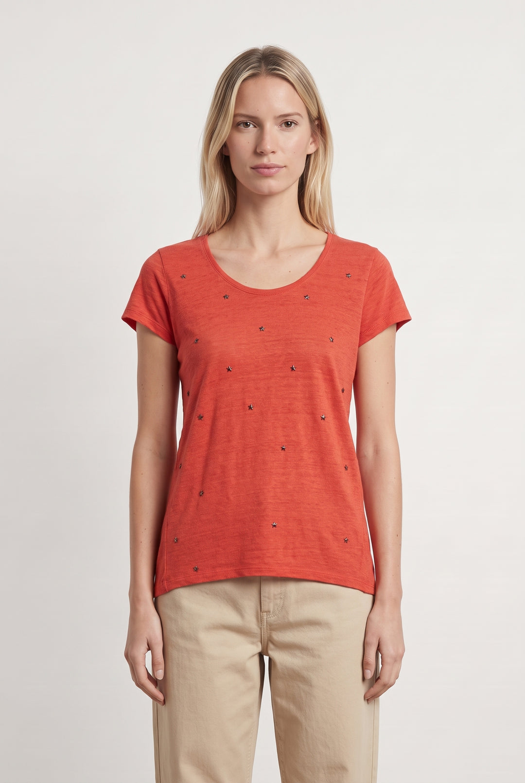 Tee-shirt Rouge - Taille S/36 de la marque Karl Marc John | PARAD119992 - Vendu par Paradigme - Image 1
