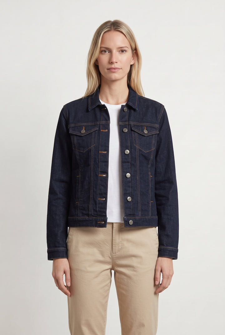 Veste en Jean Bleue - Taille M/38 de la marque La Redoute Collections | PARAD120004 - Vendu par Paradigme - Image 1