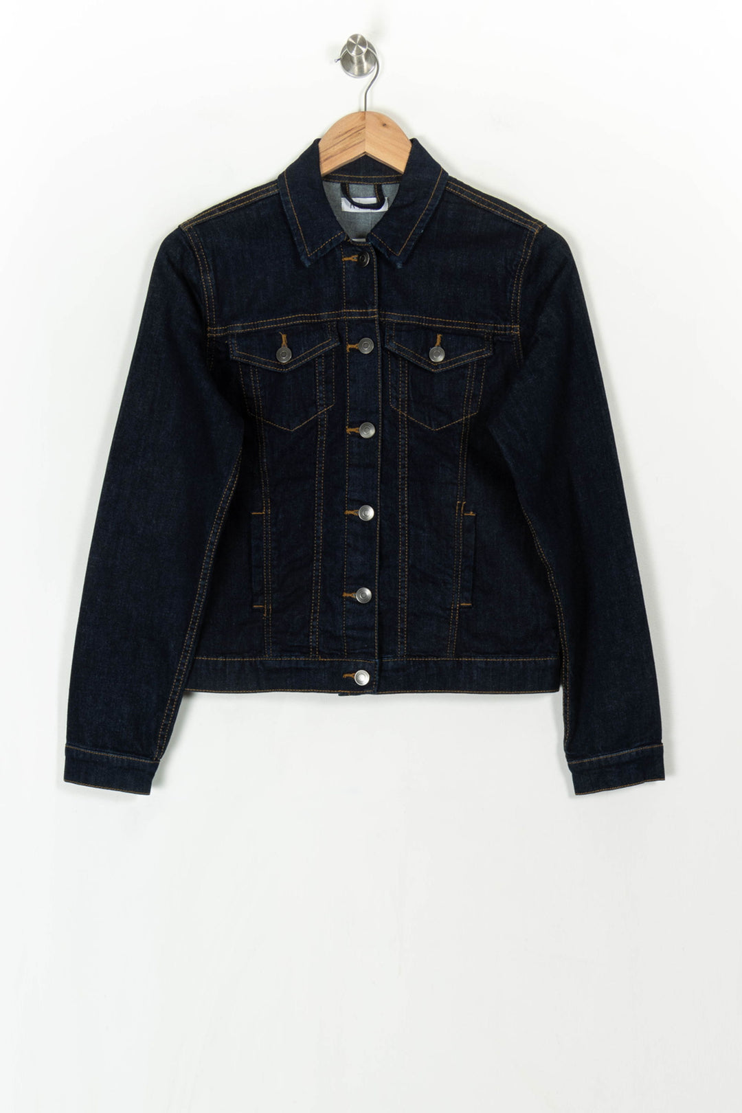 Veste en Jean Bleue - Taille M/38 de la marque La Redoute Collections | PARAD120004 - Vendu par Paradigme - Image 2