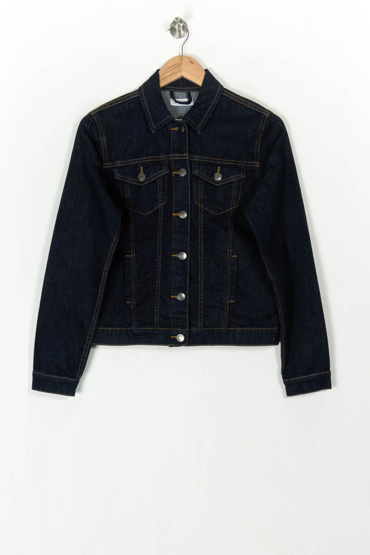 Veste en Jean Bleue - Taille M/38 de la marque La Redoute Collections | PARAD120004 - Vendu par Paradigme - Image 2