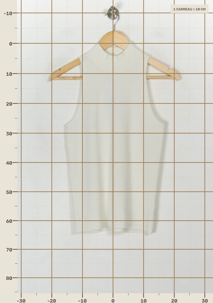 Débardeur Blanc - Taille S/36 de la marque IKKS | PARAD120008 - Vendu par Paradigme - Image 4