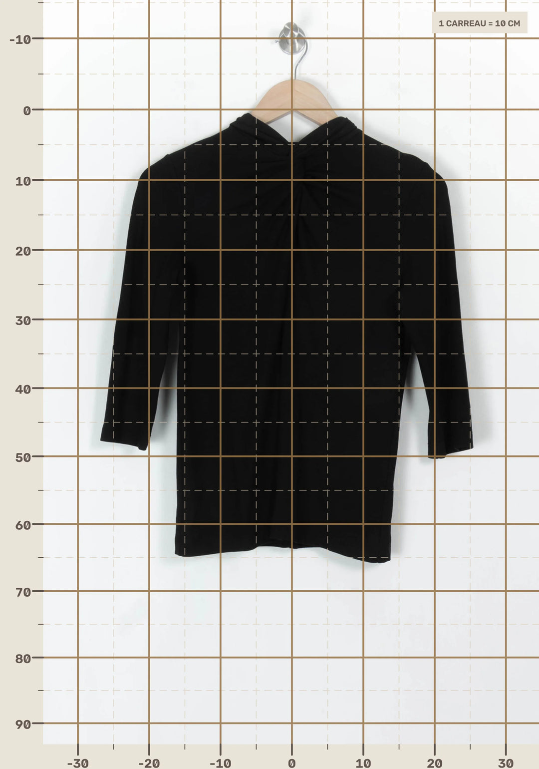 Top Noir - Taille M/38 de la marque ZAPA | PARAD120009 - Vendu par Paradigme - Image 4