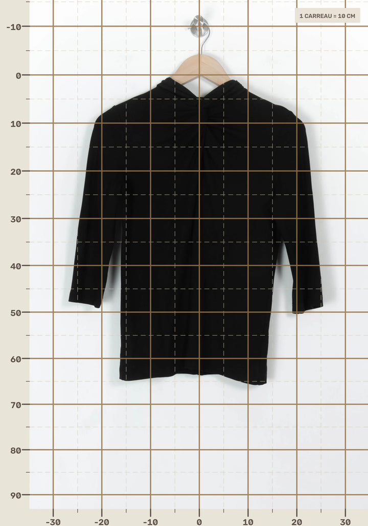 Top Noir - Taille M/38 de la marque ZAPA | PARAD120009 - Vendu par Paradigme - Image 4