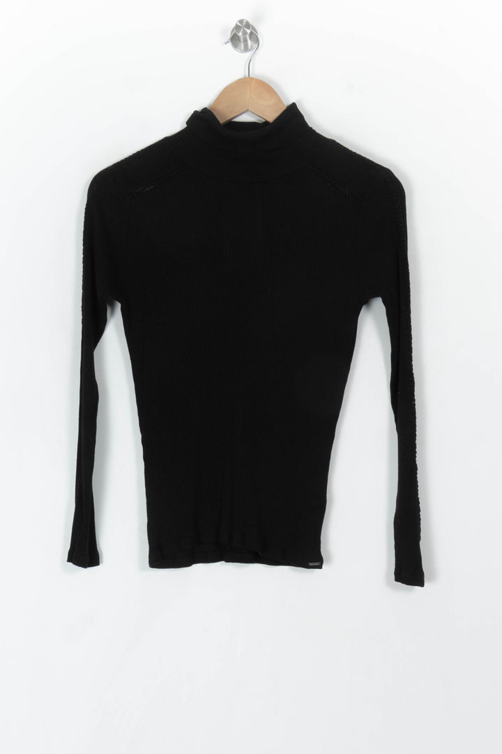 Pull Noir - Taille XS/34 de la marque IKKS | PARAD120010 - Vendu par Paradigme - Image 2