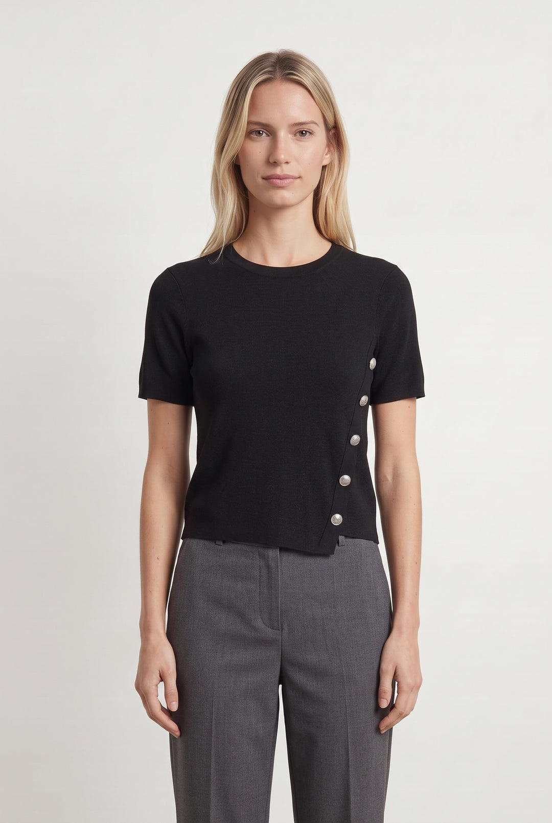 Top Noir - Taille M/38 de la marque IKKS | PARAD120012 - Vendu par Paradigme - Image 1
