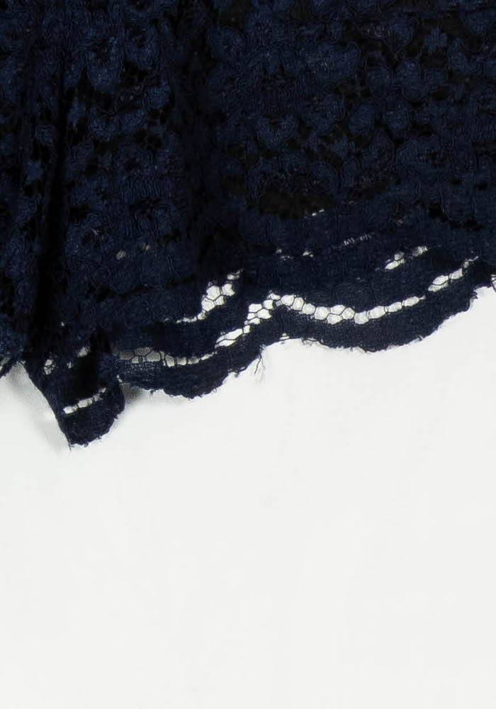 Short Dentelle Bleu - Taille M/38 de la marque Maje | PARAD120013 - Vendu par Paradigme - Image 3