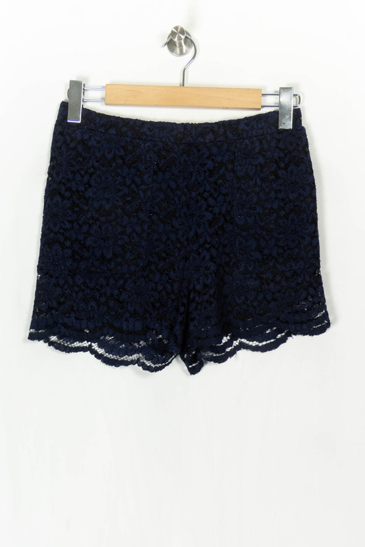 Short Dentelle Bleu - Taille M/38 de la marque Maje | PARAD120013 - Vendu par Paradigme - Image 2