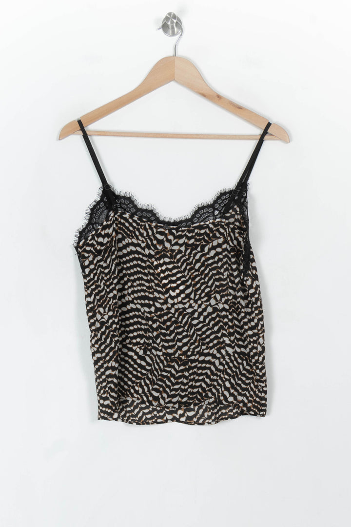 Caraco Marron et Noir - Taille S/36 de la marque IKKS | PARAD120015 - Vendu par Paradigme - Image 5