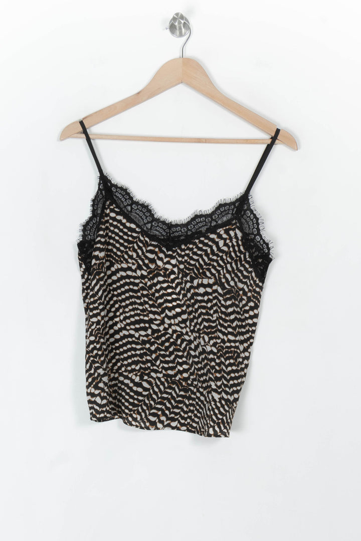 Caraco Marron et Noir - Taille S/36 de la marque IKKS | PARAD120015 - Vendu par Paradigme - Image 2
