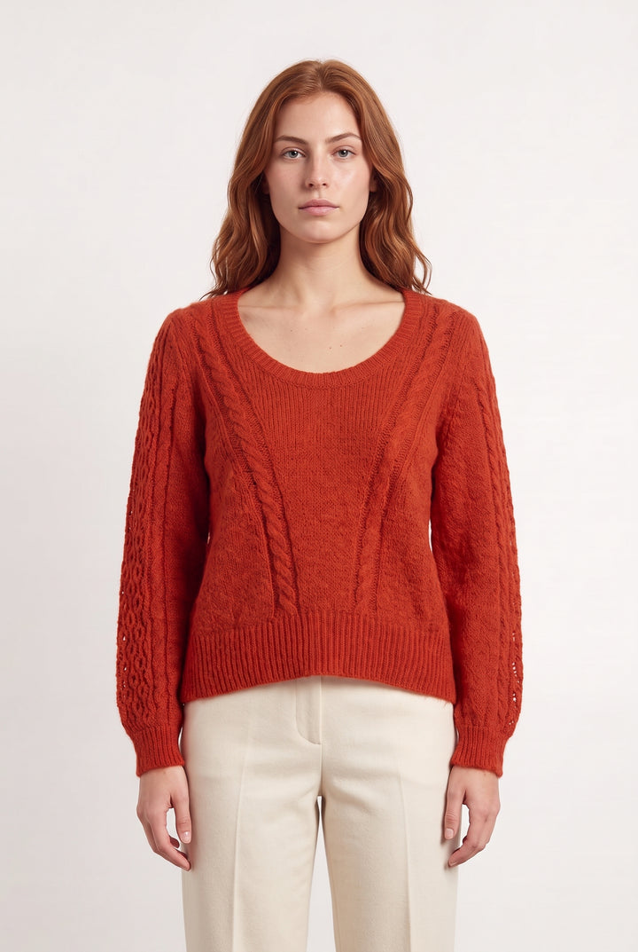 Pull Rouge - Taille M/38 de la marque Bleu Blanc Rouge | PARAD120017 - Vendu par Paradigme - Image 1