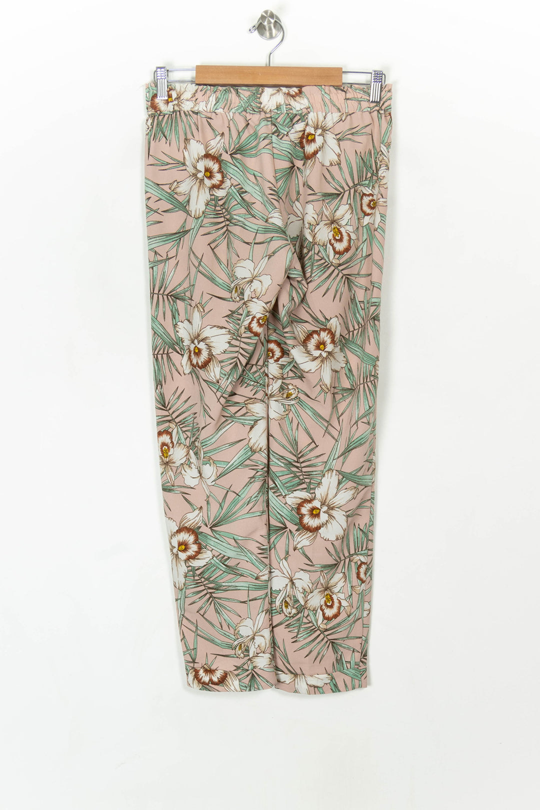 Pantalon Fleuri Rose et Vert - Taille M/38 de la marque Grace &amp; Mila | PARAD120022 - Vendu par Paradigme - Image 5