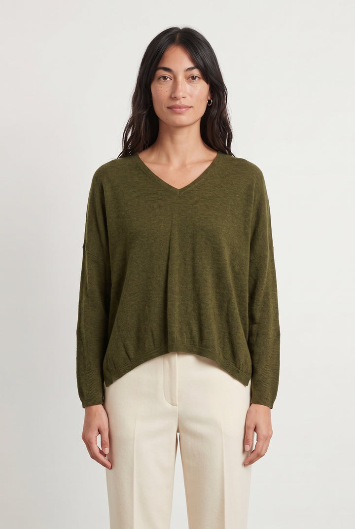 Pull Vert - Taille S/36 de la marque Indies | PARAD120023 - Vendu par Paradigme - Image 1
