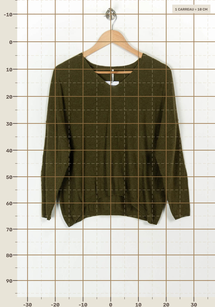 Pull Vert - Taille S/36 de la marque Indies | PARAD120023 - Vendu par Paradigme - Image 4