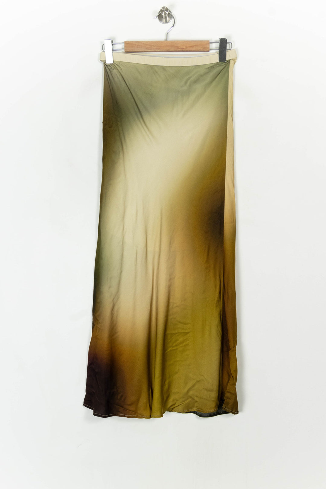 Jupe Longue Verte et Noire - Taille M/38 de la marque Indies | PARAD120024 - Vendu par Paradigme - Image 5