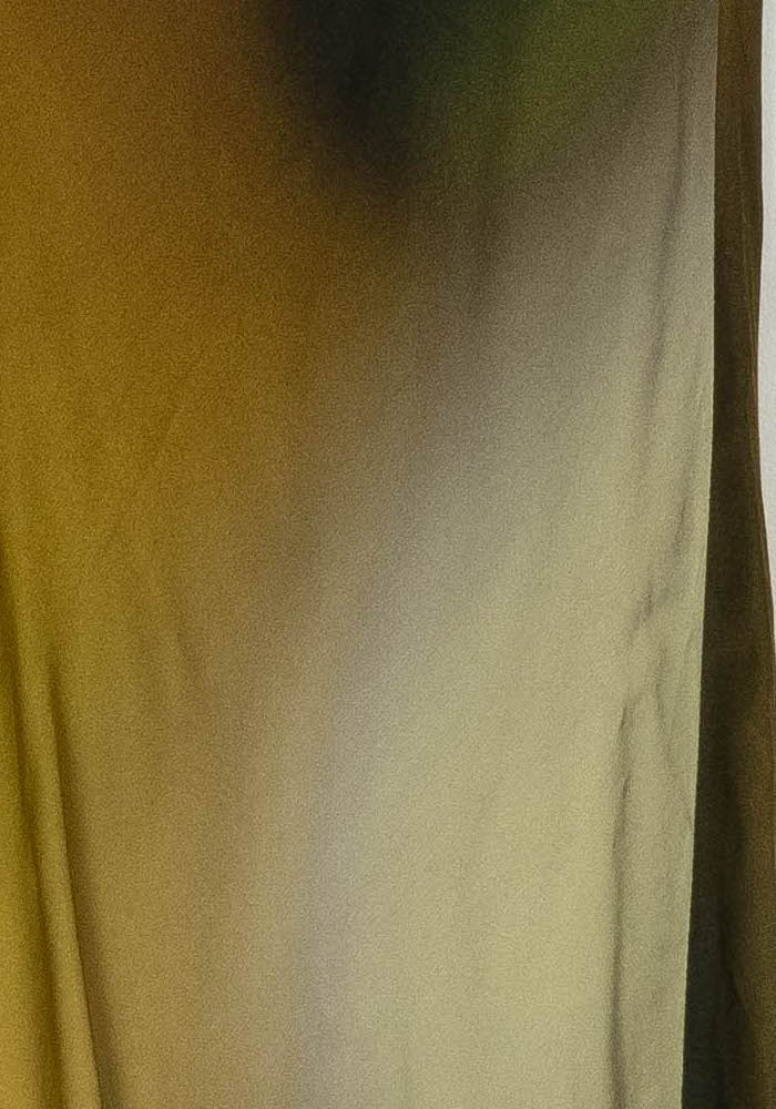 Jupe Longue Verte et Noire - Taille M/38 de la marque Indies | PARAD120024 - Vendu par Paradigme - Image 3