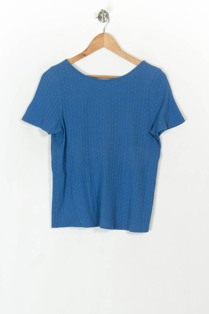 Tee-shirt Bleu - Taille M/38 de la marque Sézane | PARAD120025 - Vendu par Paradigme - Image 5