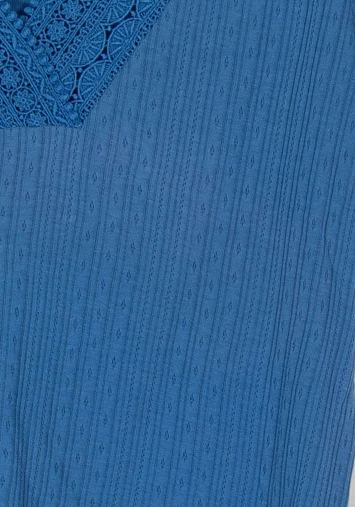 Tee-shirt Bleu - Taille M/38 de la marque Sézane | PARAD120025 - Vendu par Paradigme - Image 3