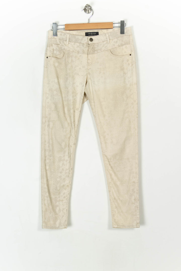 Jean Beige - Taille L/40 de la marque One Step | PARAD120029 - Vendu par Paradigme - Image 2