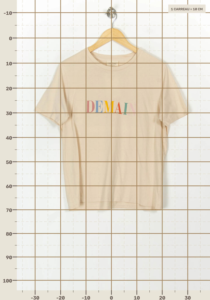 Tee-shirt Beige - Taille L/40 de la marque Sézane | PARAD120030 - Vendu par Paradigme - Image 4