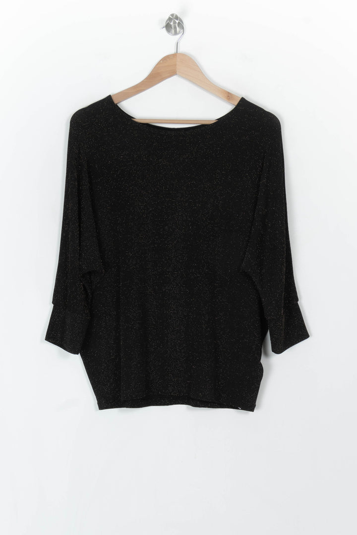 Pull Noir - Taille M/38 de la marque Caroll | PARAD120031 - Vendu par Paradigme - Image 2