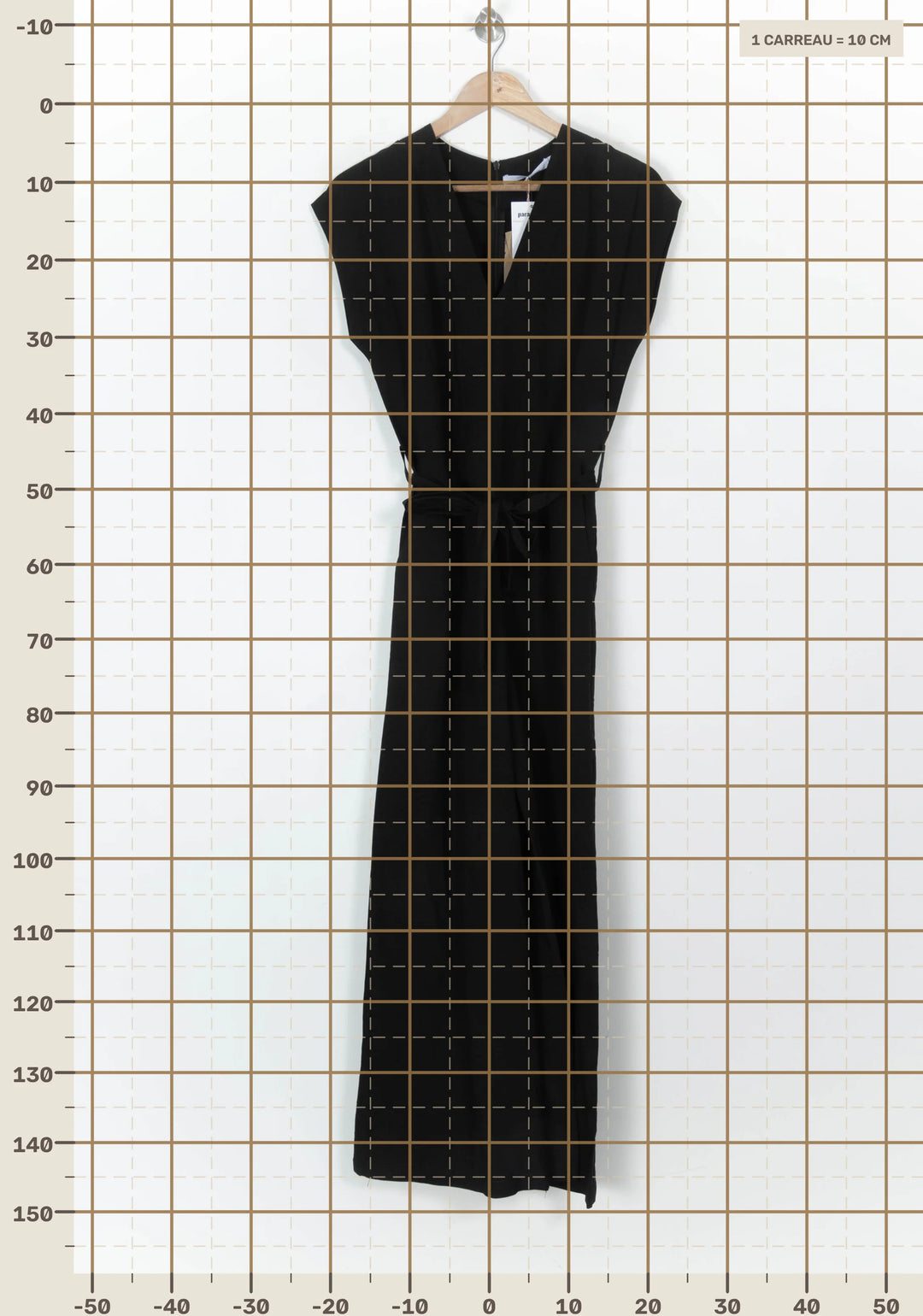 Combinaison Noire - Taille S/36 de la marque La Fée Maraboutée | PARAD120032 - Vendu par Paradigme - Image 4
