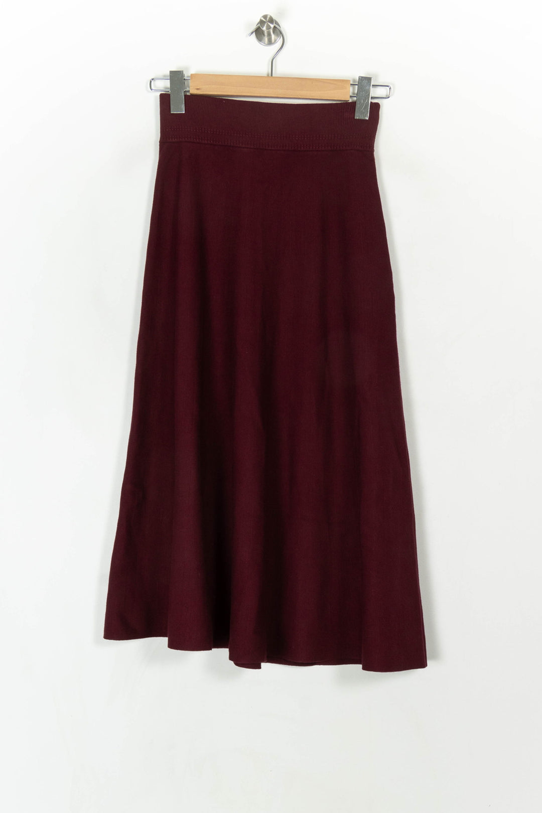 Jupe Midi Bordeaux - Taille XS/34 de la marque Petite Mendigote | PARAD120033 - Vendu par Paradigme - Image 2