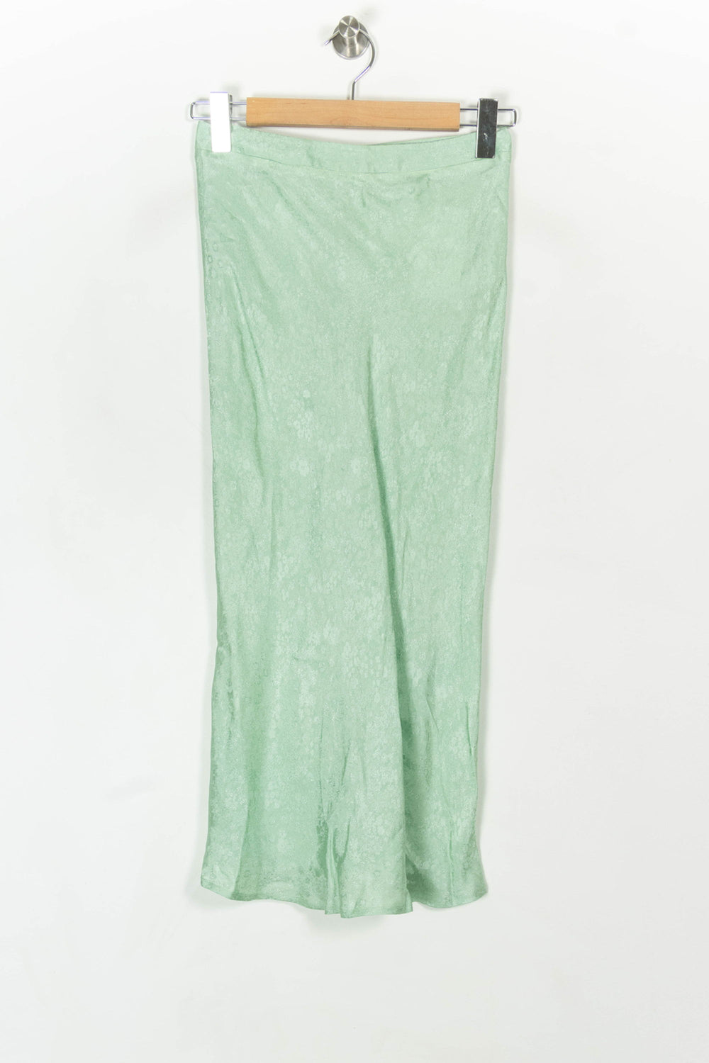 Jupe Satinée Verte - Taille XS/34 de la marque Modetrotter | PARAD120034 - Vendu par Paradigme - Image 2