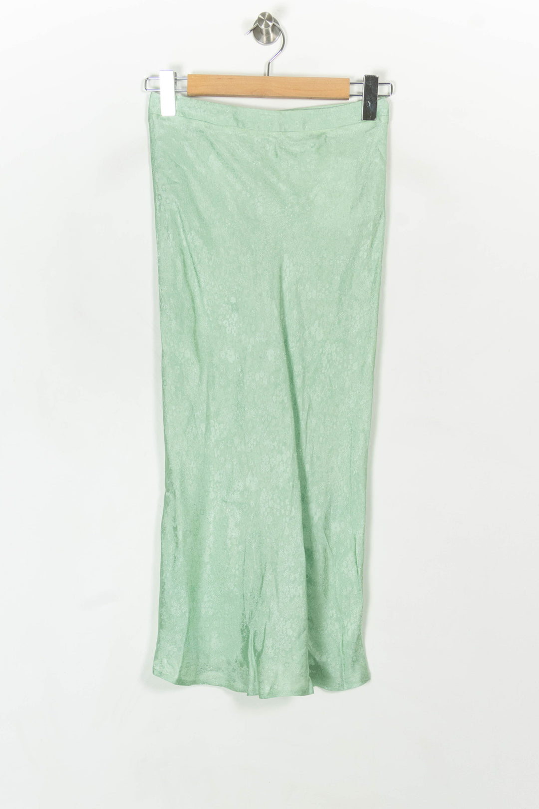 Jupe Satinée Verte - Taille XS/34 de la marque Modetrotter | PARAD120034 - Vendu par Paradigme - Image 2