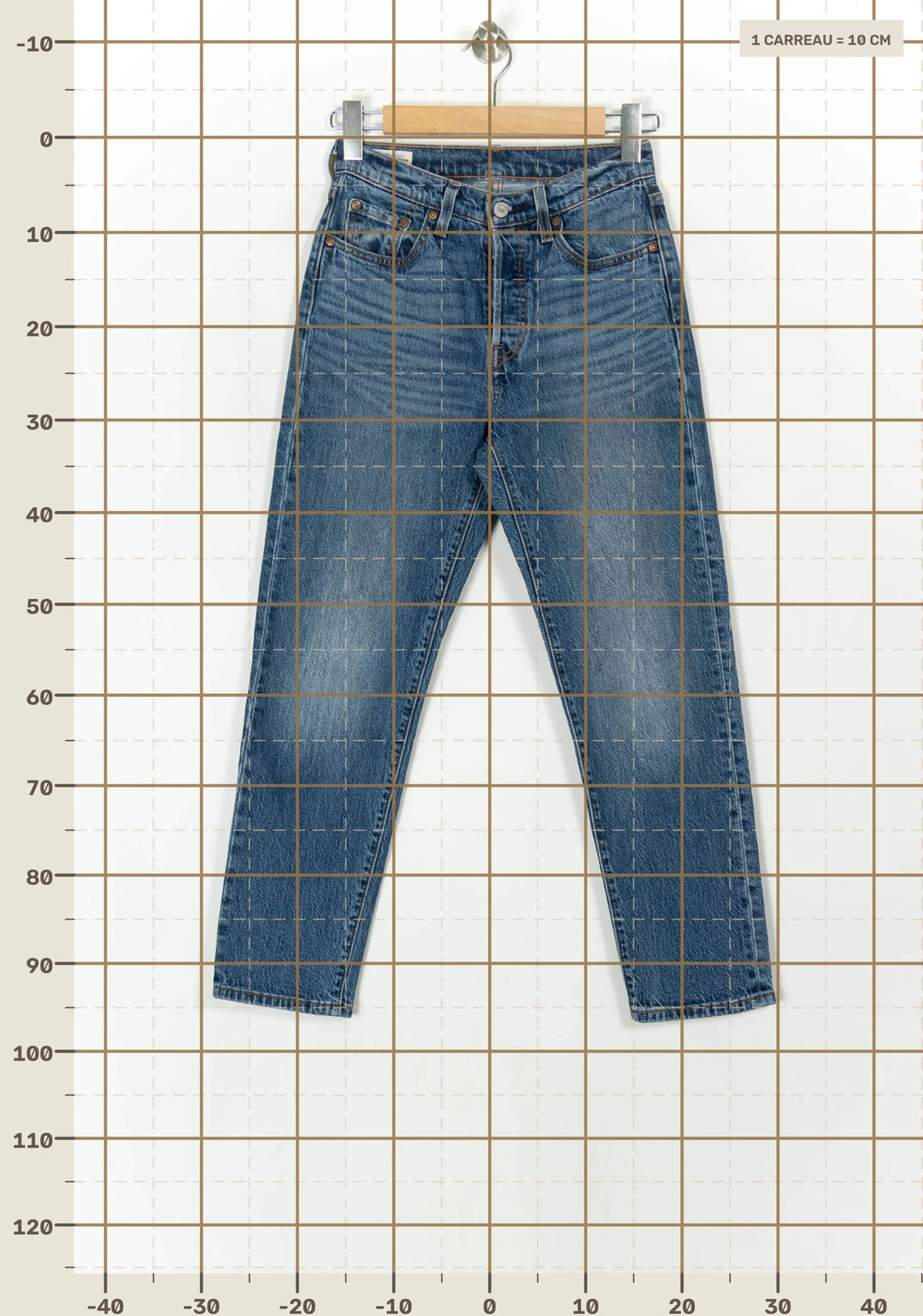 Jean Bleu - Taille S/36 de la marque Levi&