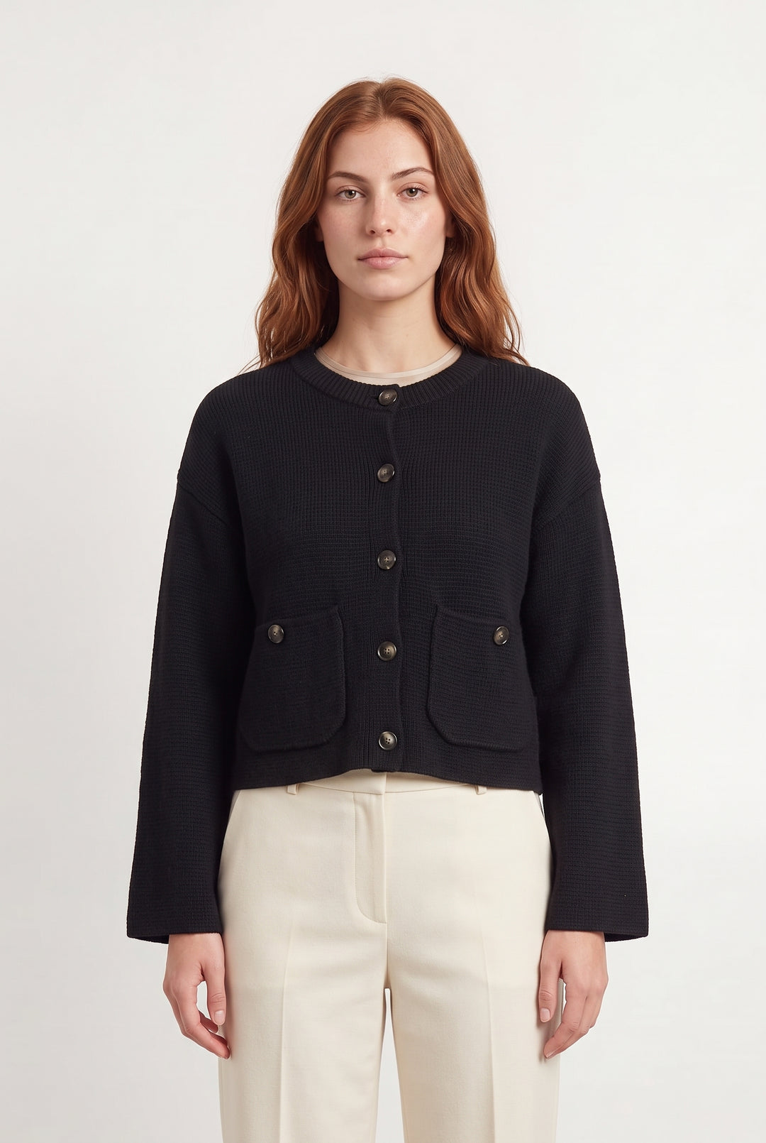 Cardigan Noir - Taille S/36 de la marque Sézane | PARAD120039 - Vendu par Paradigme - Image 1