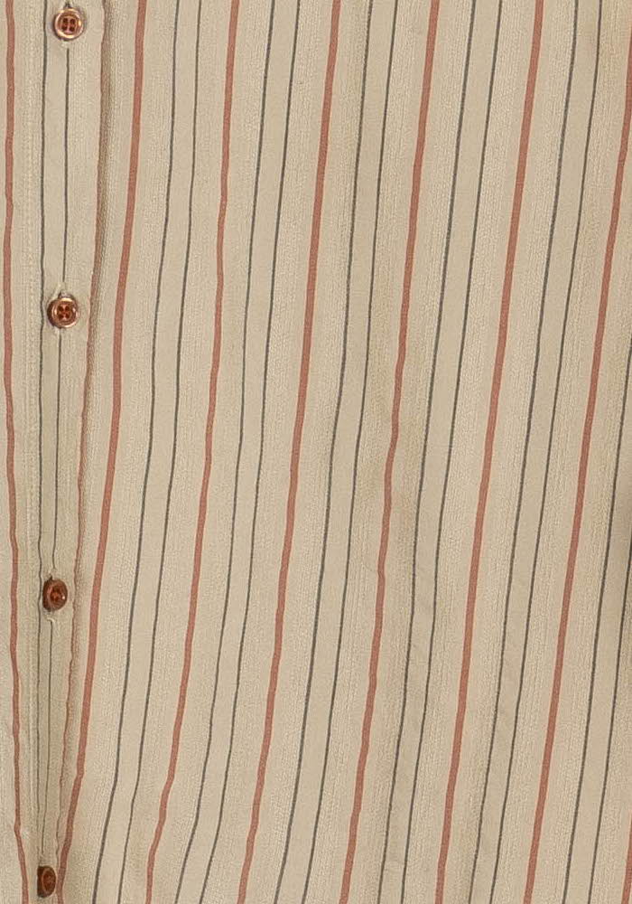 Chemise Beige et Rouge - Taille S/36 de la marque Sessùn | PARAD120041 - Vendu par Paradigme - Image 3
