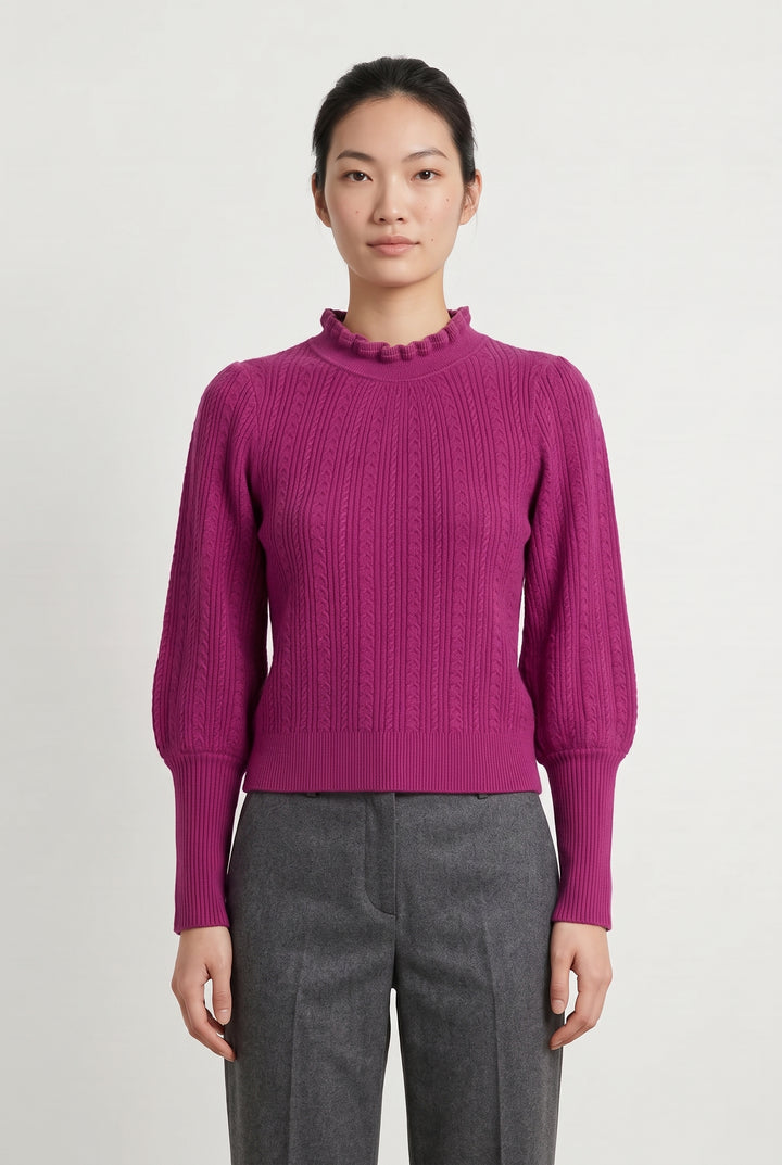 Pull Rose - Taille S/36 de la marque Suncoo | PARAD120042 - Vendu par Paradigme - Image 1