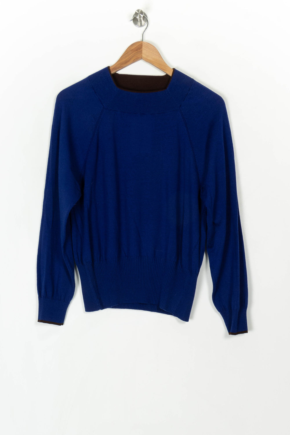 Pull Bleu - Taille XL/42 de la marque Rodier | PARAD120044 - Vendu par Paradigme - Image 2