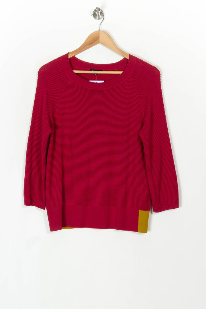 Pull Rose et Jaune - Taille M/38 de la marque Tara Jarmon | PARAD120045 - Vendu par Paradigme - Image 2