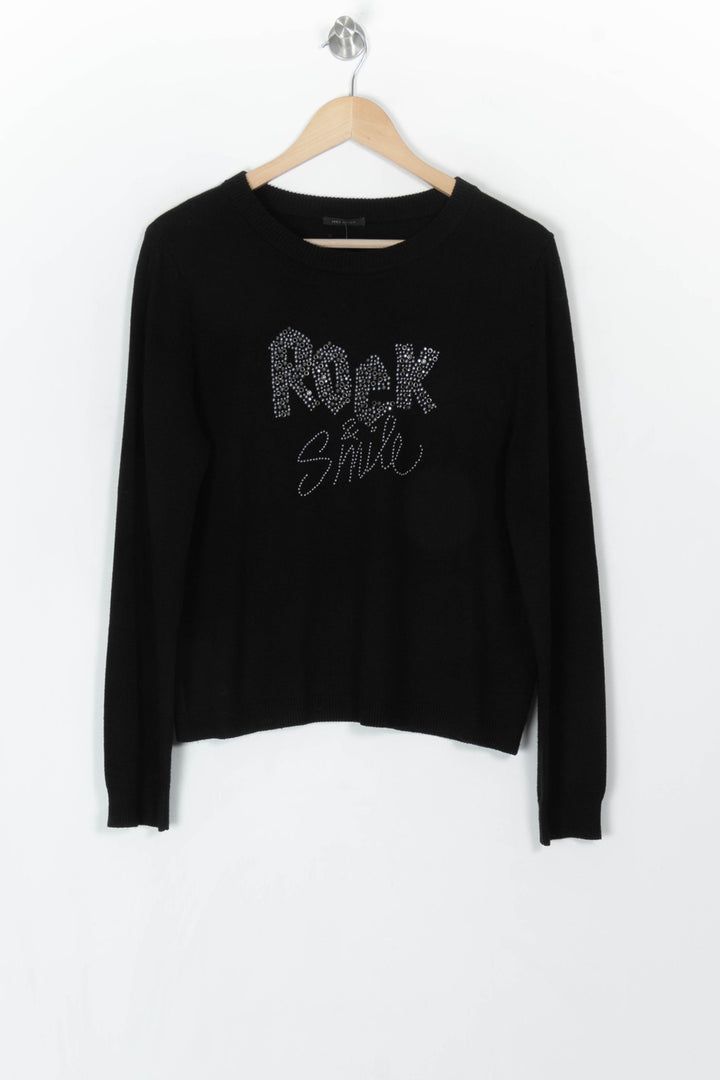 Pull Noir - Taille M/38 de la marque IKKS | PARAD120046 - Vendu par Paradigme - Image 2